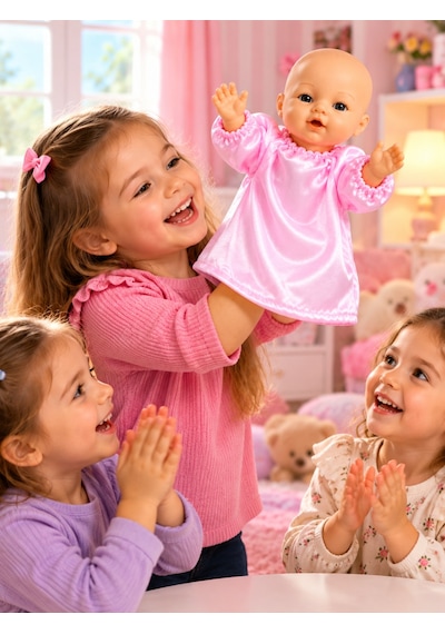 Sevimli Kukla Bebek Haraket Ettir Konuştur Şarkı Söylet 38 Cm Eğitici Ve Eğlenceli Oyuncak Kukla
