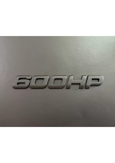 600 Hp Piano Black Bagaj Yazısı 3m 3d Abs Mercedes 508