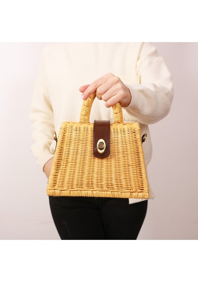 Mylamp Mybag Sun Rattan Çanta 25x13x29 Cm Large Bej