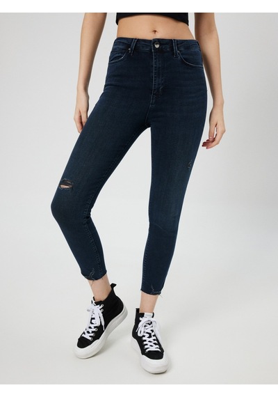 Natalie Skinny Pantolon Lacivert