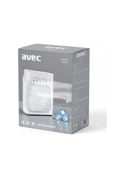 Avec Av-f171 Su Spreyli Çok Fonksiyonlu Usb Hava Soğutucu Ve Nemlendirici