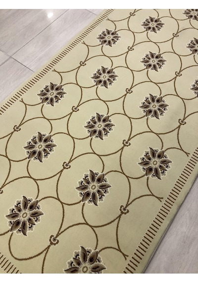 Saray Halı Tifanny 10545 R 100X200 Kahve Krem Yolluk 2 Metre !