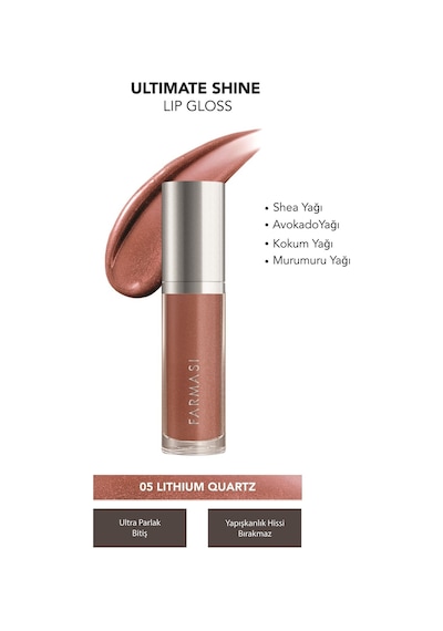 Farmasi Ultimate Shine Dudak Parlatıcısı 05 Lithium Quartz