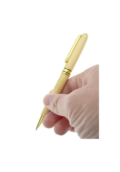 Akça Ağaç Tükenmez Kalem 0.5mm Siyah Mürekkep Akıcı Bir Yazı için