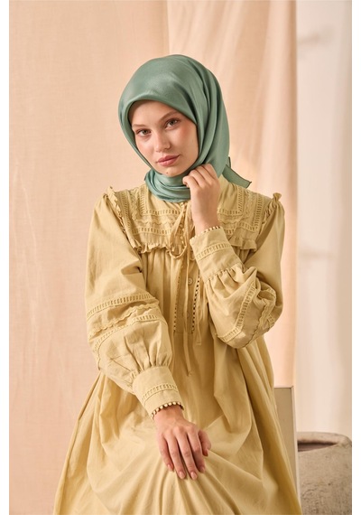 Silk Home Düz Shiny Eşarp 75006-78 Çağla