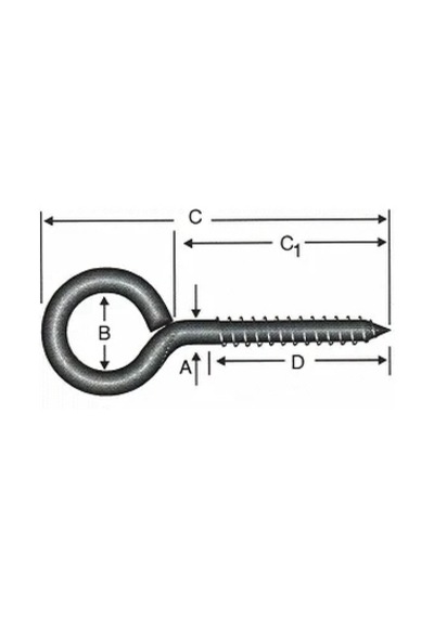 Hubrendy Kargo Kapalı Piton 24x175 - 50 Adet