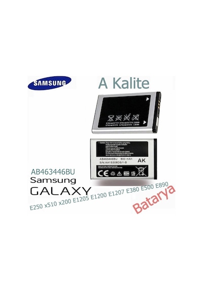 Samsung Uyumlu Ab463446Bu Batarya E250 X510 X200 E1205 E1200 E1
