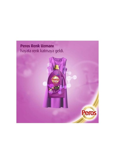 Peros Renk Uzmanı Sıvı Deterjan 3lt Renkliler Mor 2 Adet 3 L