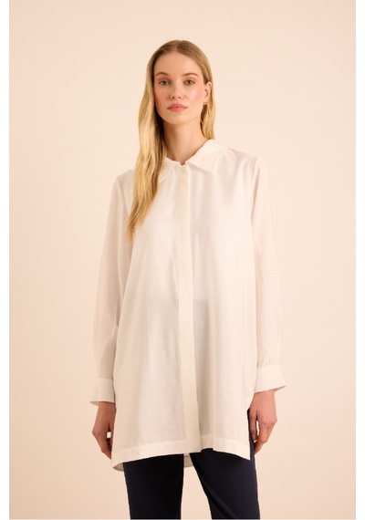 Aker Basic Tunik Beyaz Beyaz