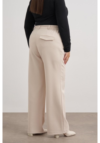 Myline Pilili Cepli Pantolon-3370 Bej