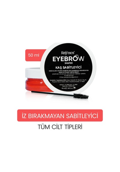 Kaş Sabitleyici Wax 50 Ml Şeffaf, Beyaz Kalıntı Bırakmayan & Gün Boyu Kalıcı Kaş Şekillendirici Diğer