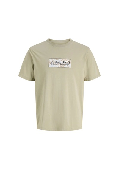 Jack & Jones Jack&jones Jormontauk Front Tee Ss Crew Neck Erkek T-shirt 12297890 Yeşil