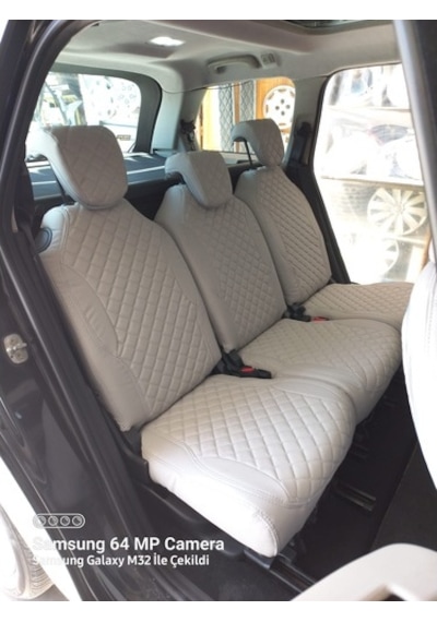 Citroen C4 Picasso Araca Özel Deri Oto Koltuk Kılıfı