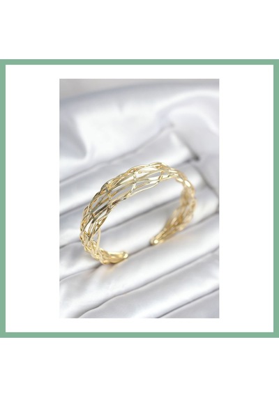 Bşkvirgo Gold Renk Pirinç Vintage Kadın Bileklik Bsk2026 80907534