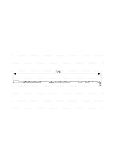 Bosch 1987473030 Disk Balata İkaz Kablosu Ön 850mm 34356764851