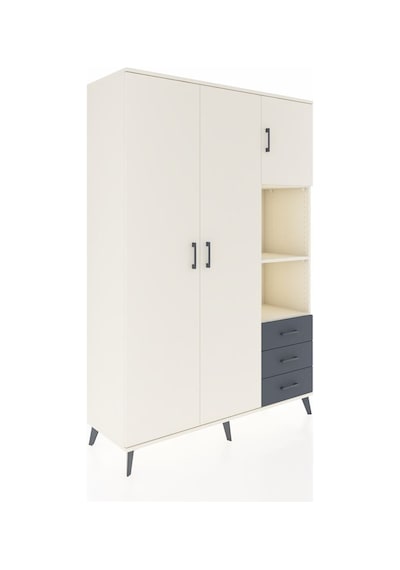 Hyperion Dolap 5 Raflı 3 Çekmeceli Tek Askılı 132x44x195 Aytaşı-aytaşı/antrasit Aytası/antrasıt Hyperion Dolap 5 Raflı 3 Çekmeceli Tek Askılı 132x44x195 Aytaşı-aytaşı/antrasit Aytası/antrasıt
