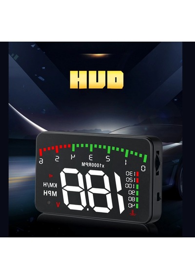 3.5 İnç Hud Head Up Display Obd2 Dijital Araç Hız Göstergesi Ön Cam Projektörü