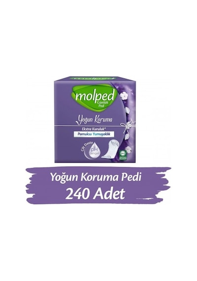 Molped Günlük Ped Süper Ekonomik Yoğun Koruma 60 Lı X 4 Adet PKT.MOLPED.027