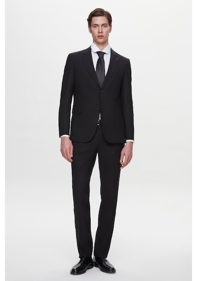 D's Damat Ds Damat Regular Fit Siyah Düz Travel Takim Elbise 6he05ob35565m 001