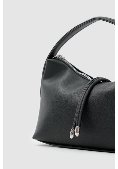 Shule Bags Lete El Ve Çapraz Çanta Siyah