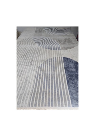 Duru Halı Alves Serisi Akrilik İplik Dokuma 200x290 6m2 Halı Gri/lacivert