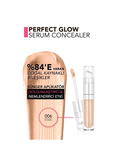 Perfect Glow Nemli Ve Aydınlık Bitişli Sünger Aplikatörlü Serum Concealer 8682536114981 006n2shell