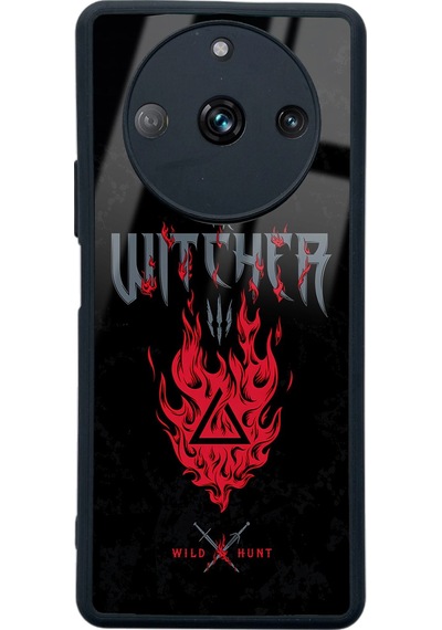 Oppo Realme 11 Pro Witcher 3 Fire Tasarımlı Glossy Telefon Kılıfı Çok Renkli