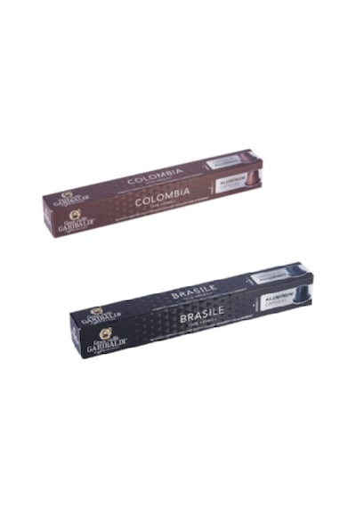 Gran Caffe Garibaldi Nespresso Uyumlu Colombia + Brasile Kapsül Kahve 2 x 10'lu
