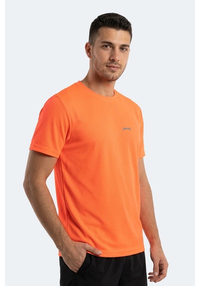 Slazenger Herrera Erkek Neon Turuncu Tişört