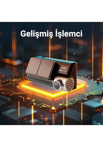 D11 2 Kameralı Ön/arka 4k+1080p Sony Starvıs Sensörlü Yapay Zeka Destekli Wi-fi Gps'li Araç Kamerası