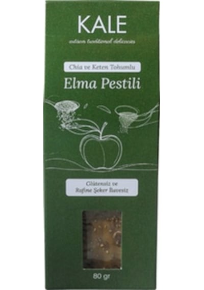 Glutensiz Şekersiz Elma Pestili 80 Gr