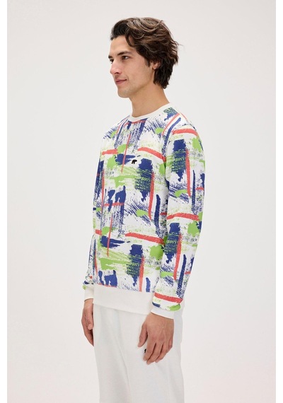 Bad Bear Erkek Flame Crewneck 24.02.12.017 001