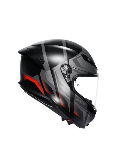 Agv K6 S Karve Matt - Black / Grey / Red Diğer