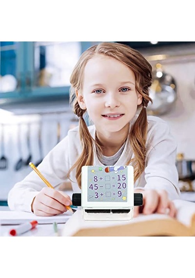 Öğretim Mührü 2'si 1 Arada Ek Ve Çıkarma Silindir Damgası Yeniden Kullanılabilir Hesaplamalı Matematik Eğitim