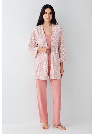 Pierre Cardin Kadın Pembe Sabahlık 5274-48567 Pembe