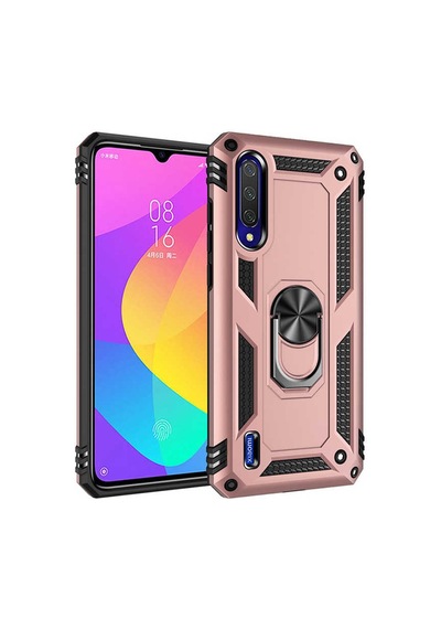 Xiaomi Mi A3 Kılıf Zore Vega Kapak Mavi