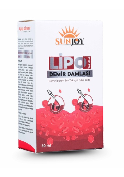 Sunjoy Lipo Demir İçeren Takviye Edici Gıda 30 ML