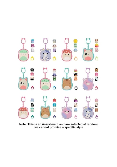 Squish-a-longs 3 Figür+yüzük Çantalı Sürpriz Paket