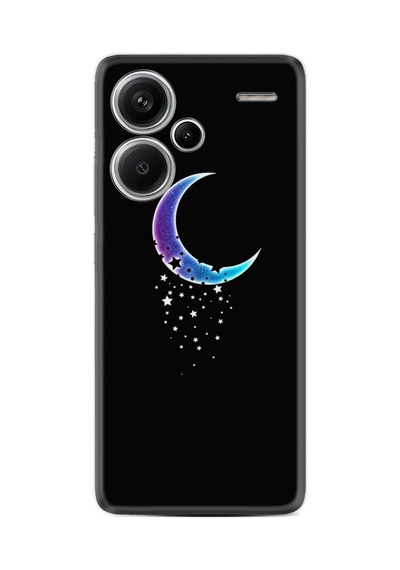 Redmi Note 13 Pro 5g Kılıf Kılıf Desenli Silikon Platinium Series Moon Star 1851