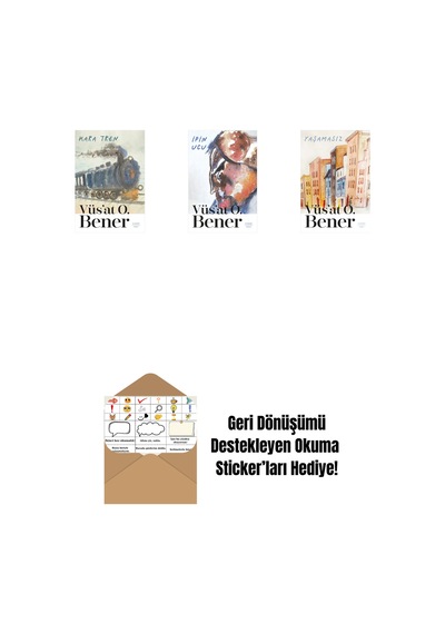 Kara Tren + İpin Ucu + Yaşamasız + Okuma Sticker'ları