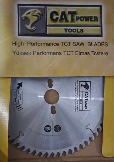 Sunta - Ahşap Elmas Daire Testere 250 Mm X 30 Mm - 60 Diş Elmas Testere Cat