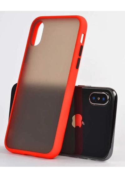 Apple Uyumlu iPhone Xs Max 6.5 Mat Airbag El İzi Yapmayan Kaliteli Kılıf Siyah -