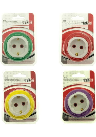 Tek-iş Ledli Gece Lambası Ledli Fiş Priz Anahtarlı