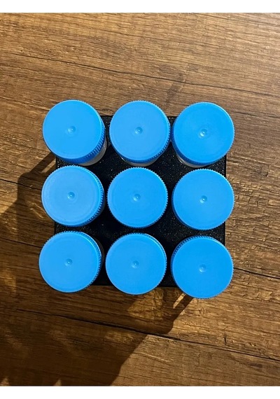 50ml Falkon Minimal Deney Tüpü Standı 3 3 Tüpler Görsel Amaçlıdır