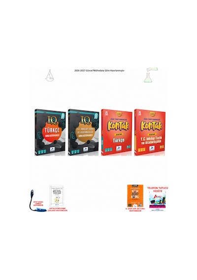 Paraf 8. Sınıf Lgs Iq+kontakt Sözel 4 Kitap Seti