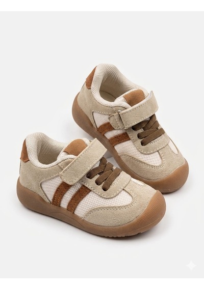 Mcdark Çocuk Unisex İlk Adım Sneaker Ayakkabı-bej