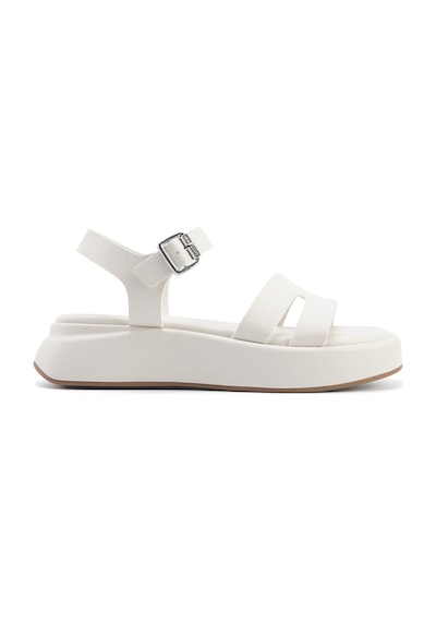 Nine West Velart 5fx Kırık Beyaz Kadın Kalın Taban Sandalet 000000000101948143 Beyaz