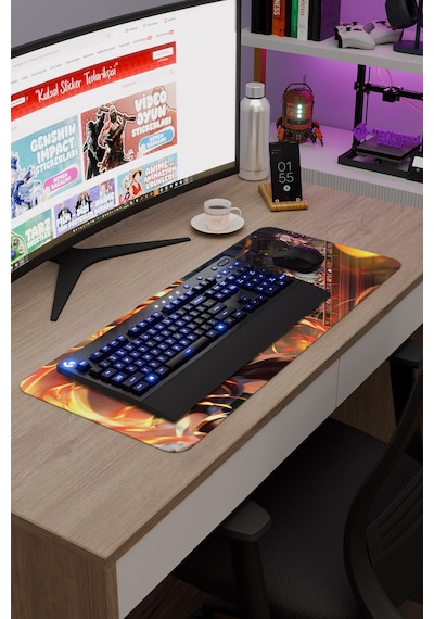 Gaming Genshin Impact Anime Gacha V1 - 70x30 Xl Gaming Mouse Pad Fare Altlığı