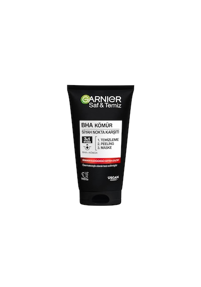 Lexroo Skin Naturals Saf & Temiz Siyah Nokta Karşıtı Kömürlü 3'ü 1 Arada 1 X 150 Ml