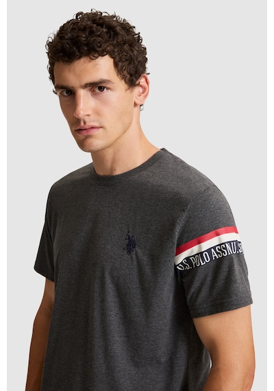 U.s. Polo Assn. Erkek Antrasit Melanj Pijama Takım 50326131-vr081